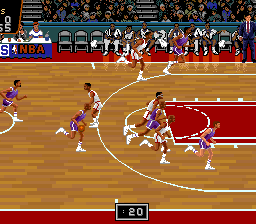 NBA Showdown (USA) In game screenshot